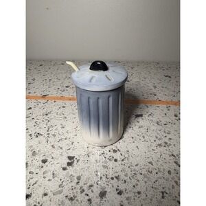 VTG RARE Artmark Japan marmalade jar or ceramic condiment holder etc‎
